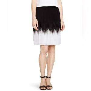 White House Black Market Ombré Pleated Pencil Skirt
